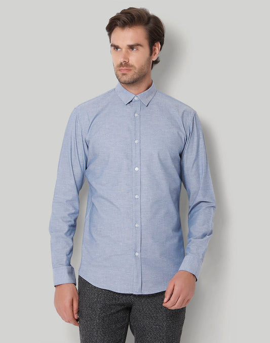 Blue Full Sleeves Shirt