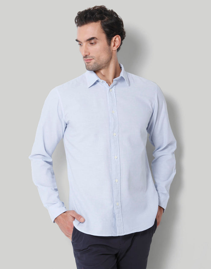 Blue Full Sleeves Shirt