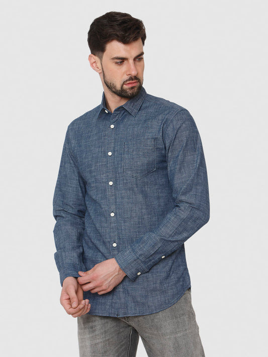 Blue Full Sleeves Shirt