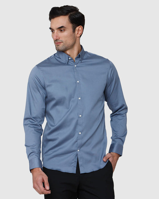 Blue Full Sleeves Shirt