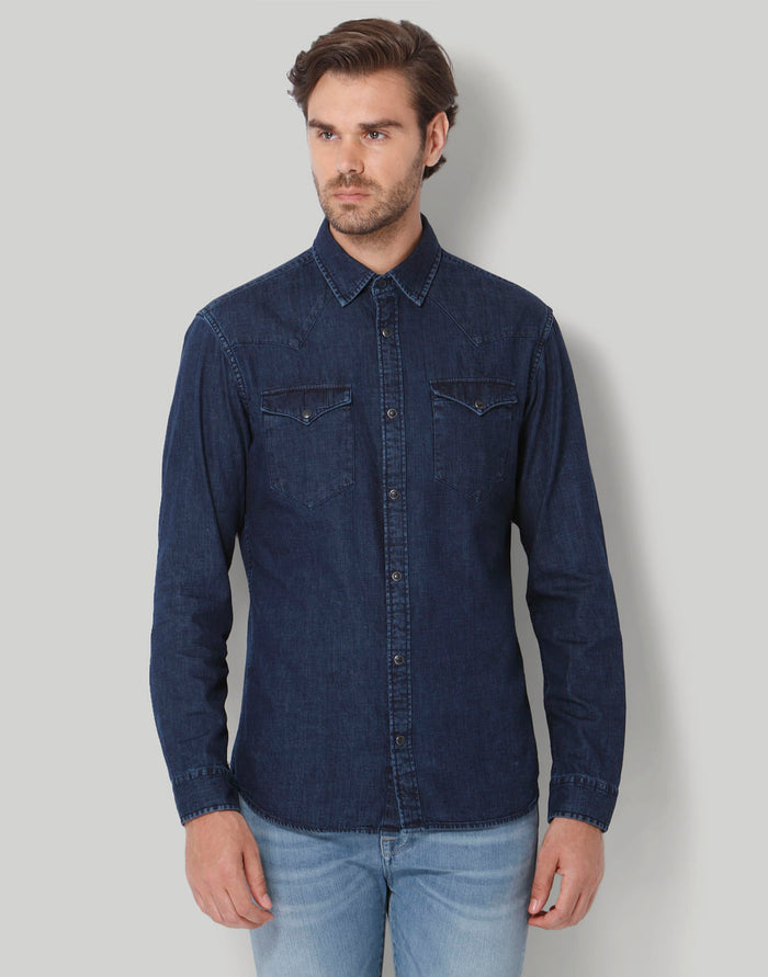 Blue Full Sleeves Shirt