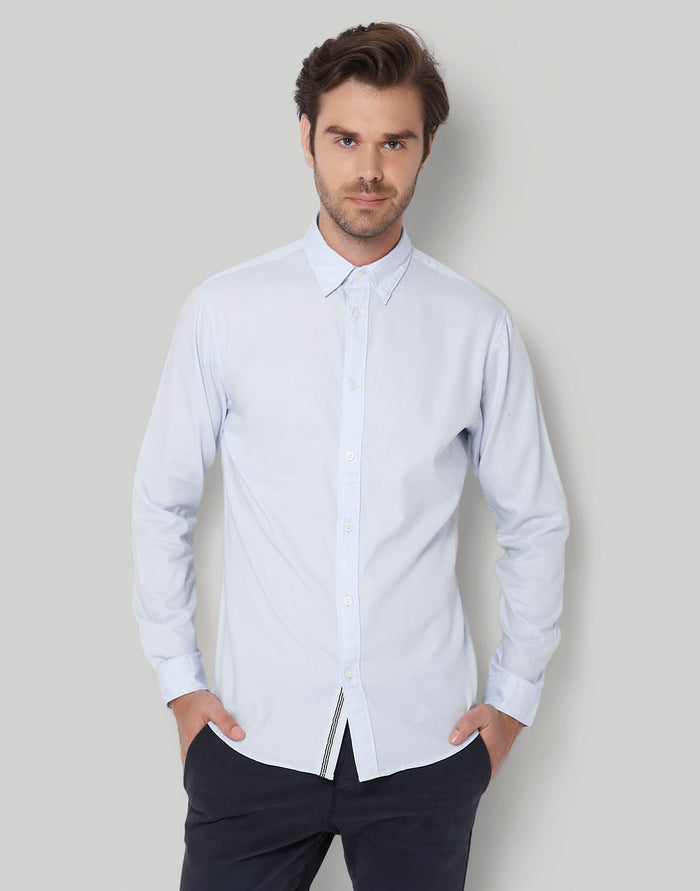 Blue Full Sleeves Shirt