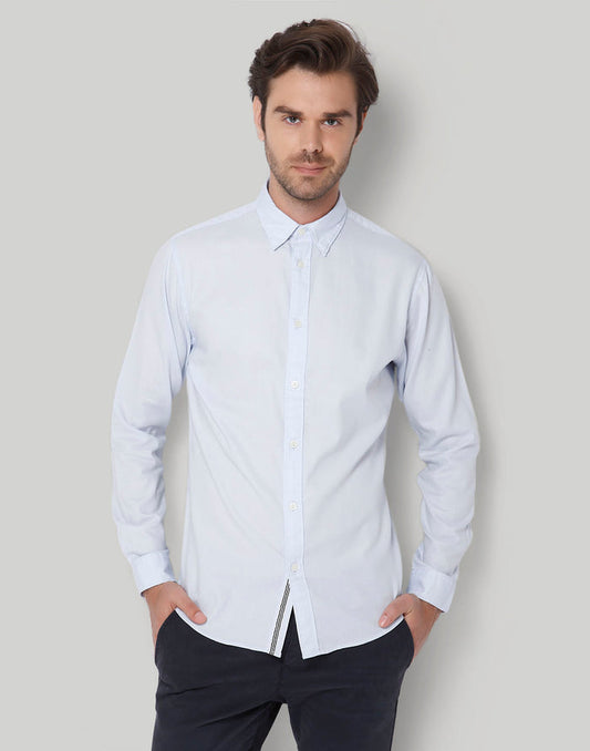 Blue Full Sleeves Shirt