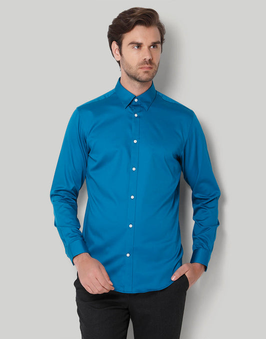 Blue Full Sleeves Shirt