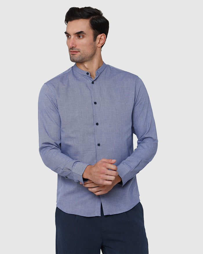 Blue Full Sleeves Shirt