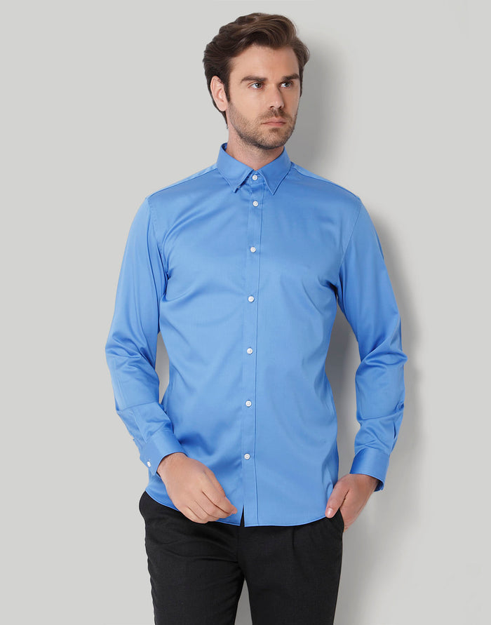 Blue Full Sleeves Shirt