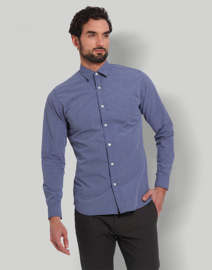 Blue Full Sleeves Shirt