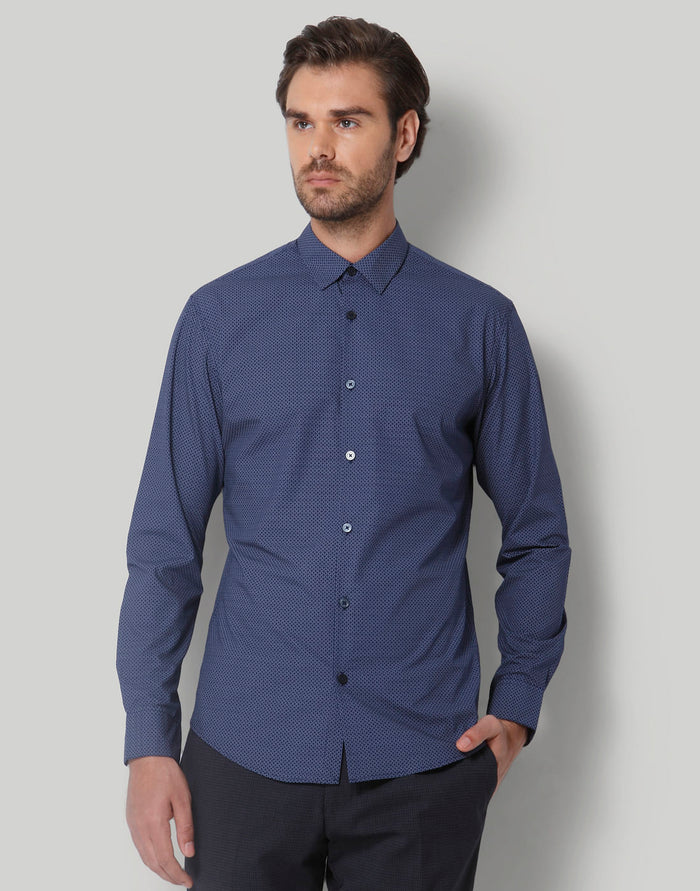 Blue Full Sleeves Shirt