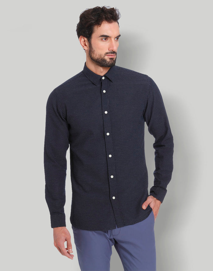 Blue Full Sleeves Shirt