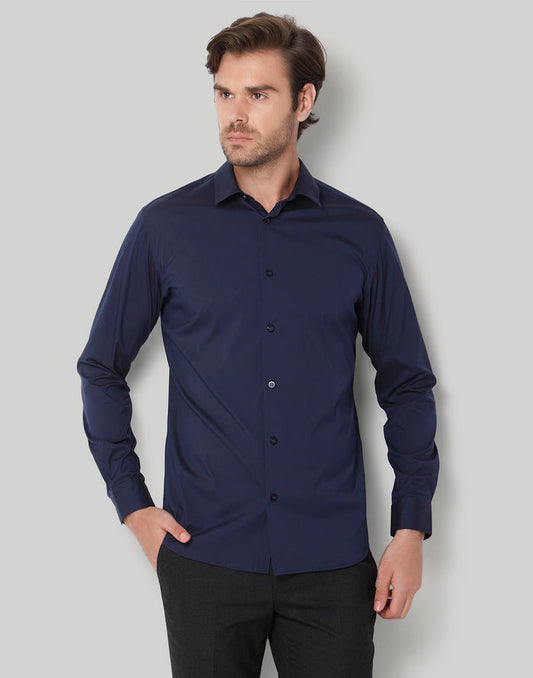 Blue Full Sleeves Shirt