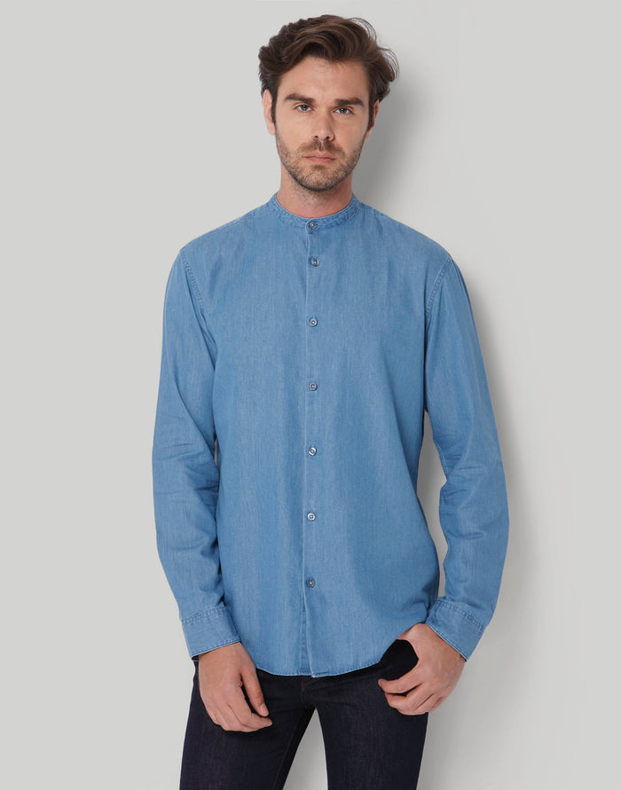 Blue Full Sleeves Shirt