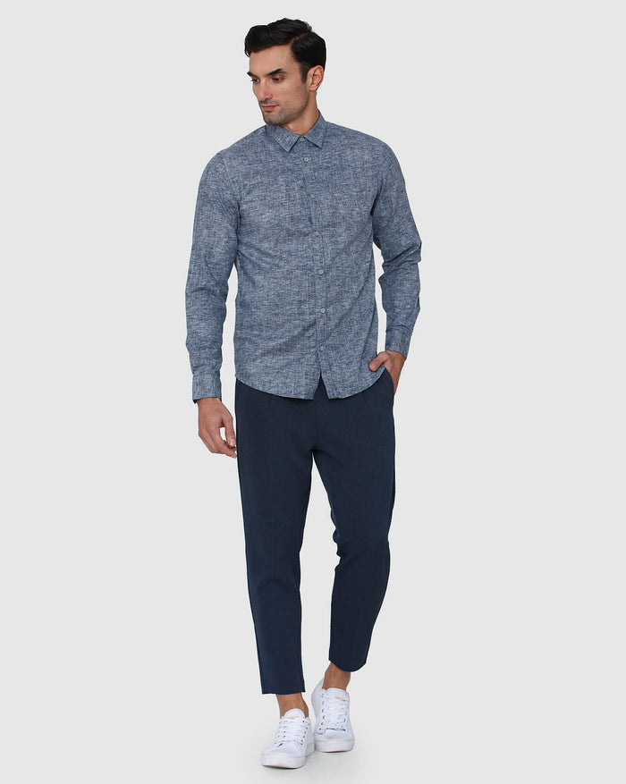 Blue Full Sleeves Shirt