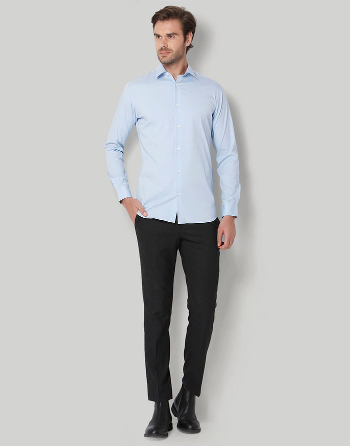 Blue Full Sleeves Shirt