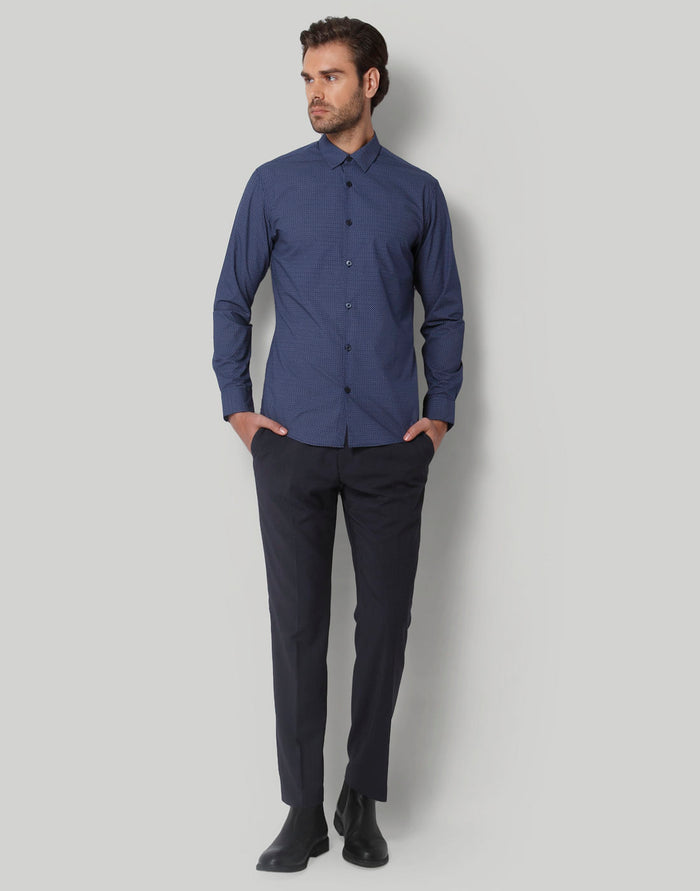 Blue Full Sleeves Shirt
