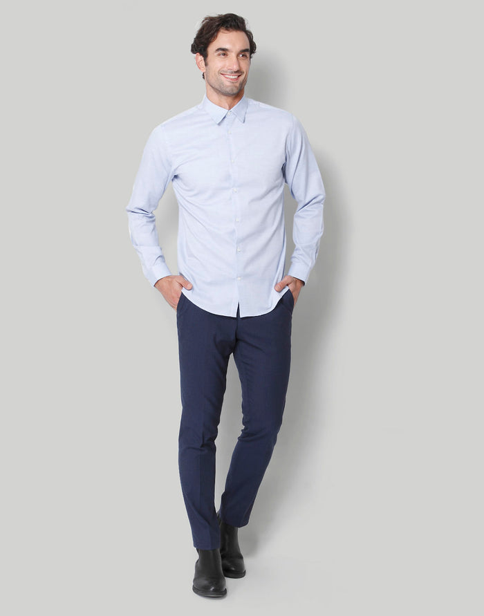 Blue Full Sleeves Shirt
