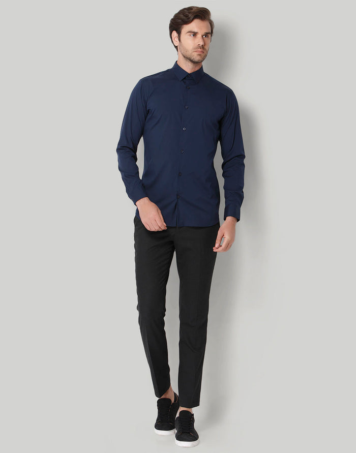 Blue Full Sleeves Shirt
