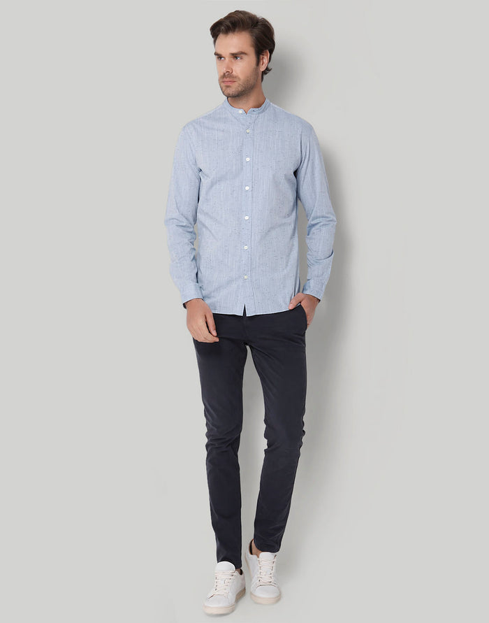 Blue Full Sleeves Shirt