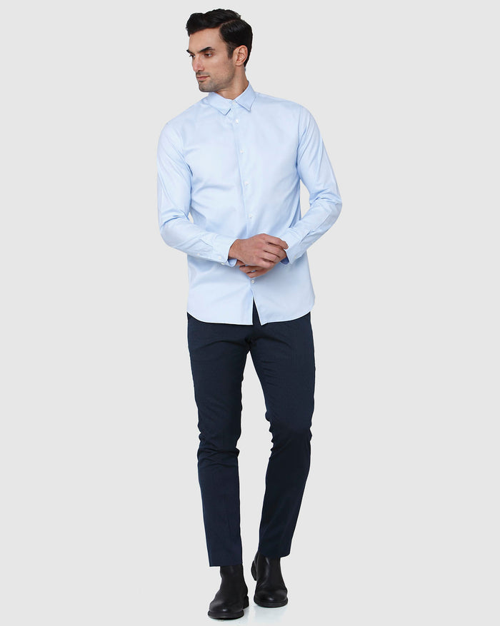 Blue Full Sleeves Shirt