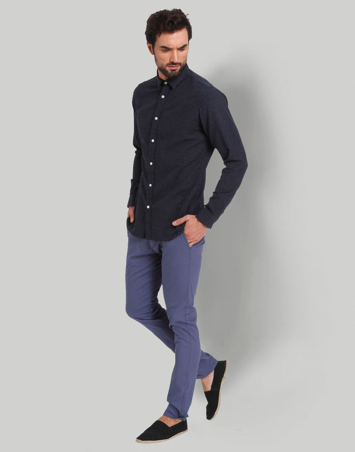 Blue Full Sleeves Shirt