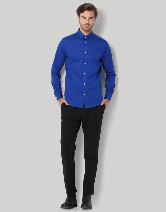 Blue Full Sleeves Shirt