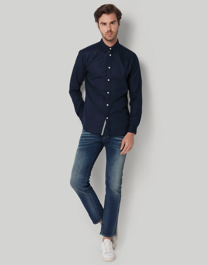 Blue Full Sleeves Shirt