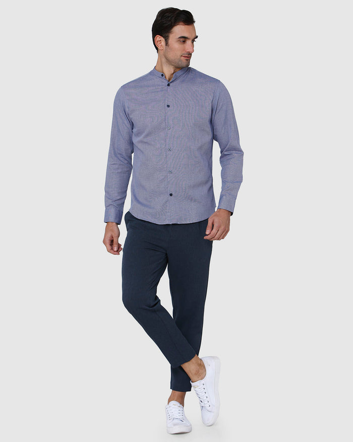 Blue Full Sleeves Shirt