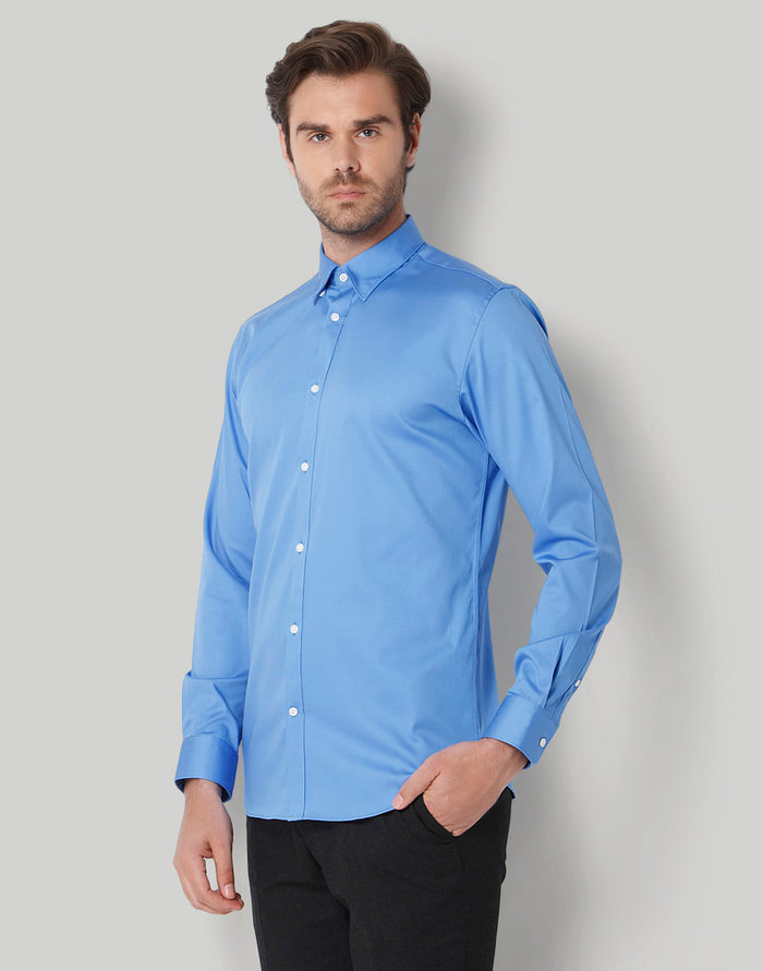 Blue Full Sleeves Shirt