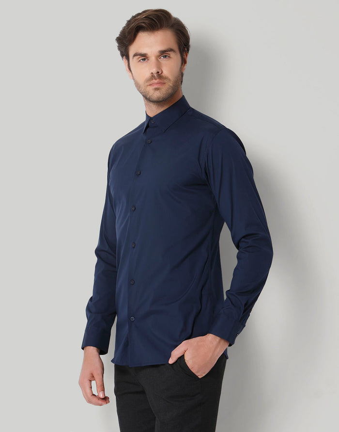 Blue Full Sleeves Shirt