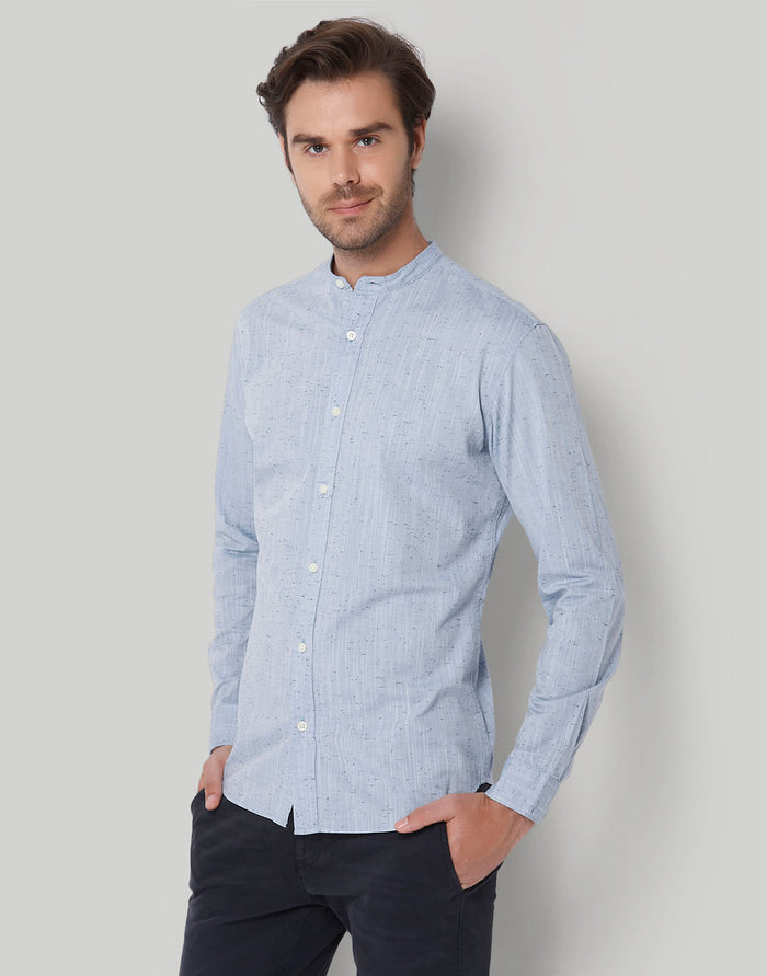 Blue Full Sleeves Shirt