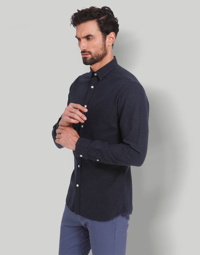 Blue Full Sleeves Shirt