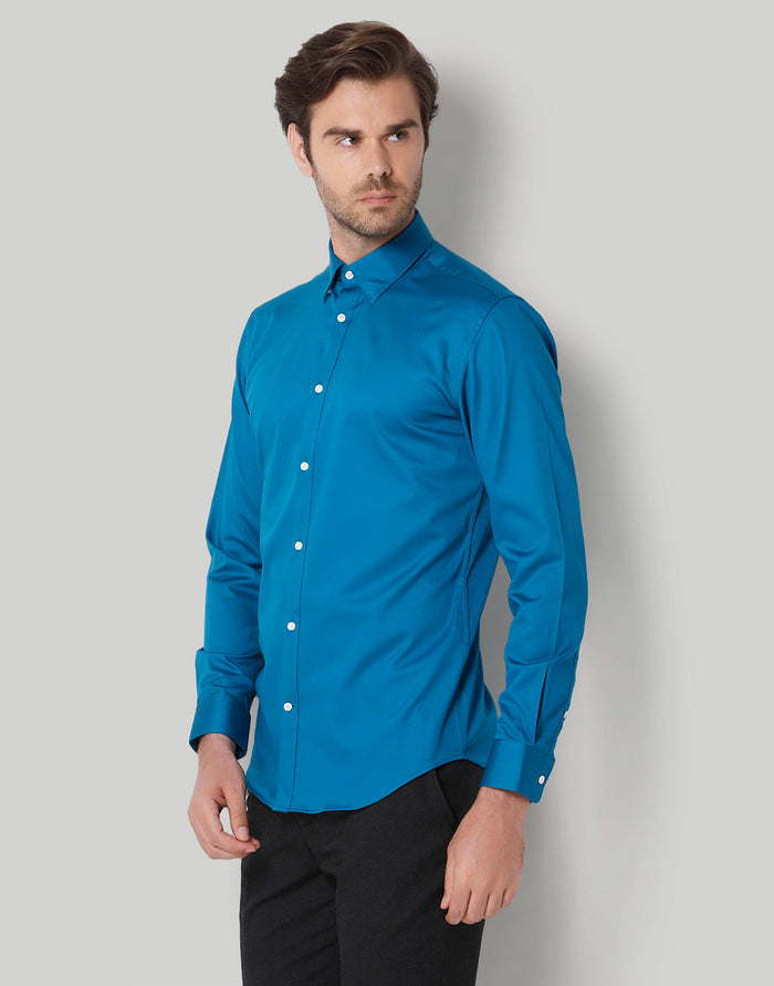 Blue Full Sleeves Shirt