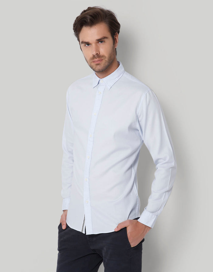 Blue Full Sleeves Shirt