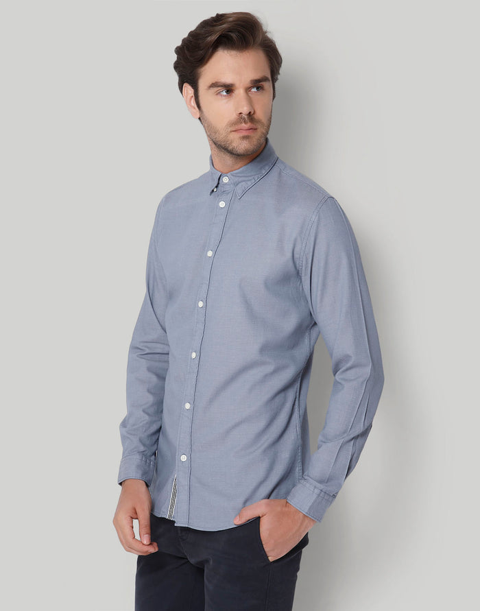 Blue Full Sleeves Shirt