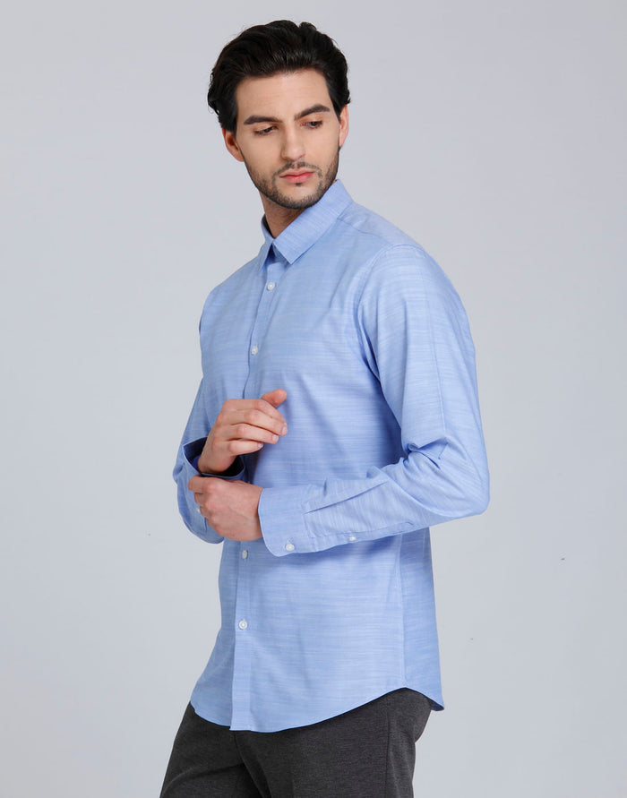 Blue Full Sleeves Shirt