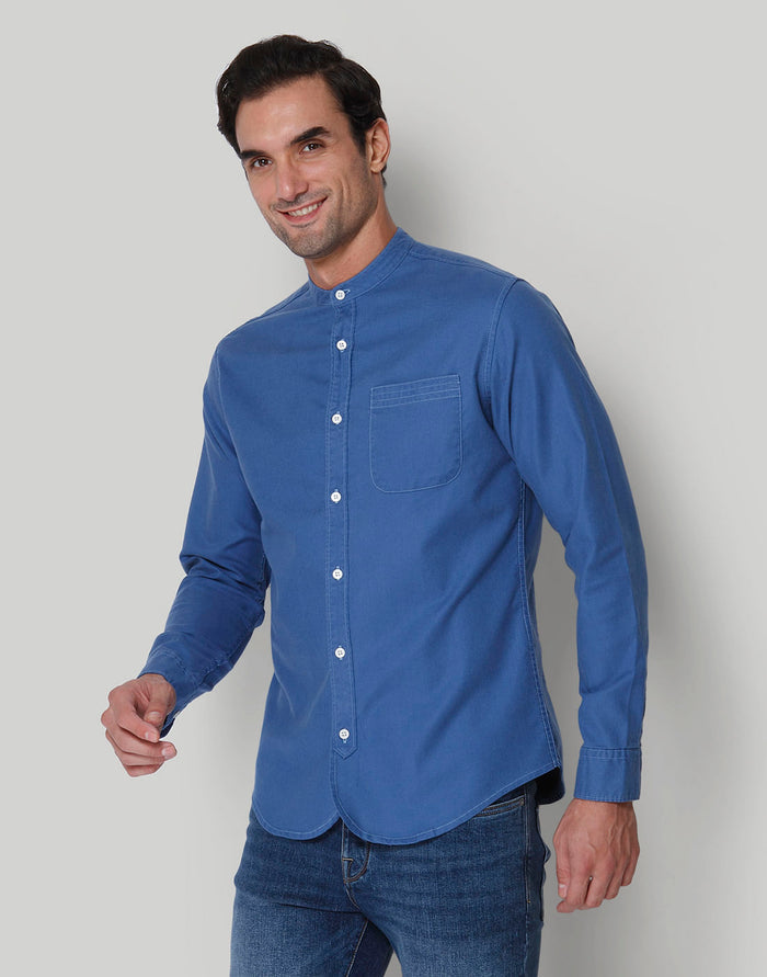 Blue Full Sleeves Shirt