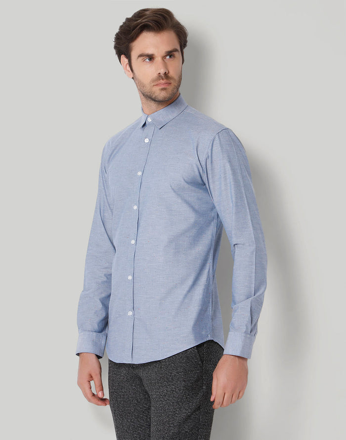 Blue Full Sleeves Shirt