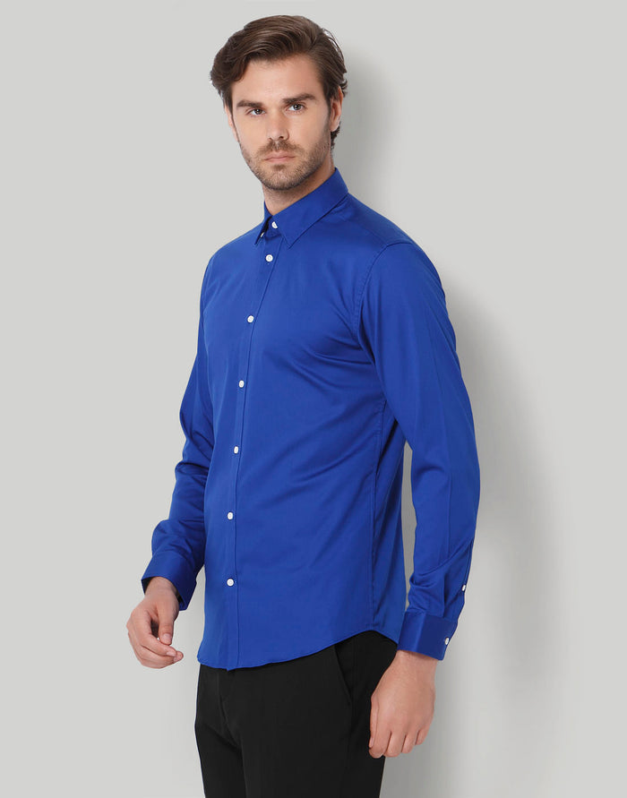 Blue Full Sleeves Shirt