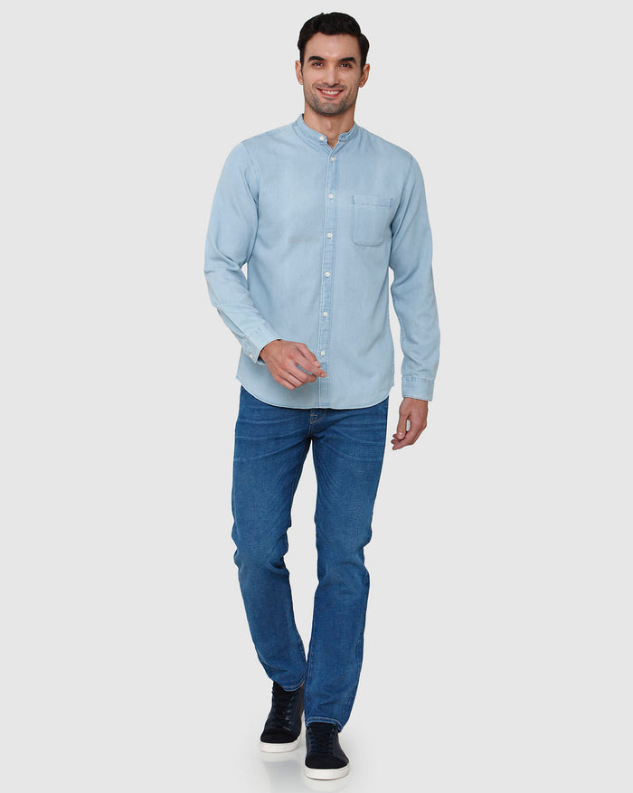 Blue Full Sleeves Shirt