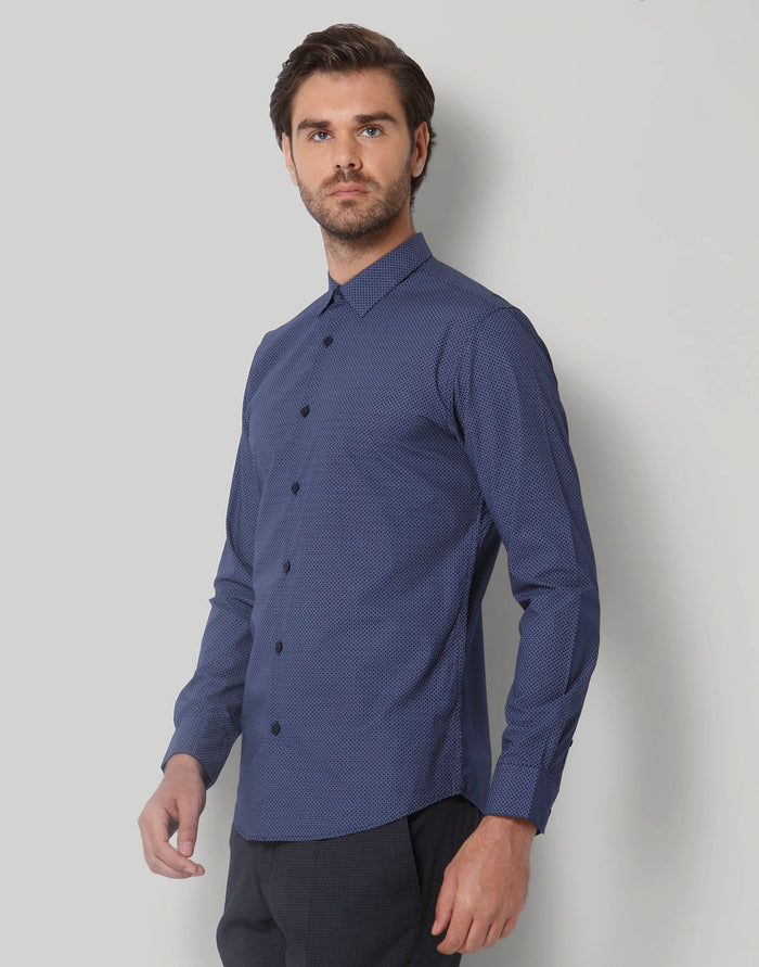Blue Full Sleeves Shirt