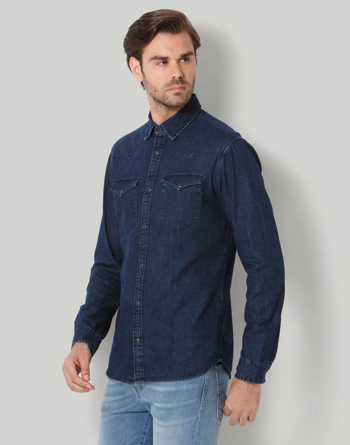 Blue Full Sleeves Shirt