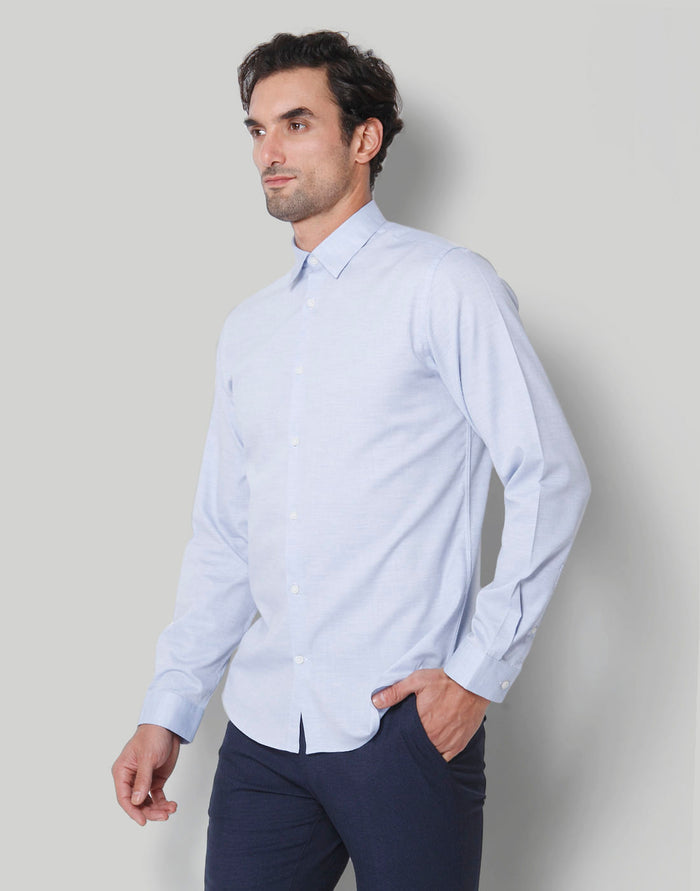 Blue Full Sleeves Shirt