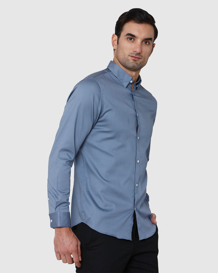Blue Full Sleeves Shirt