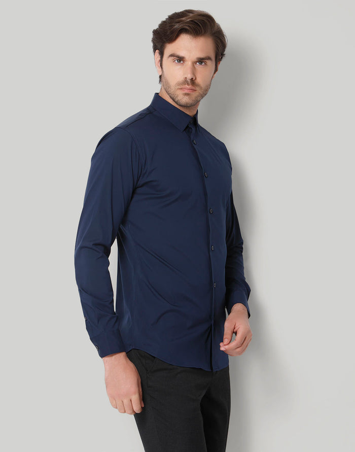 Blue Full Sleeves Shirt