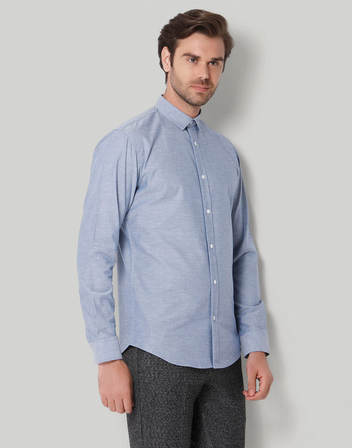 Blue Full Sleeves Shirt