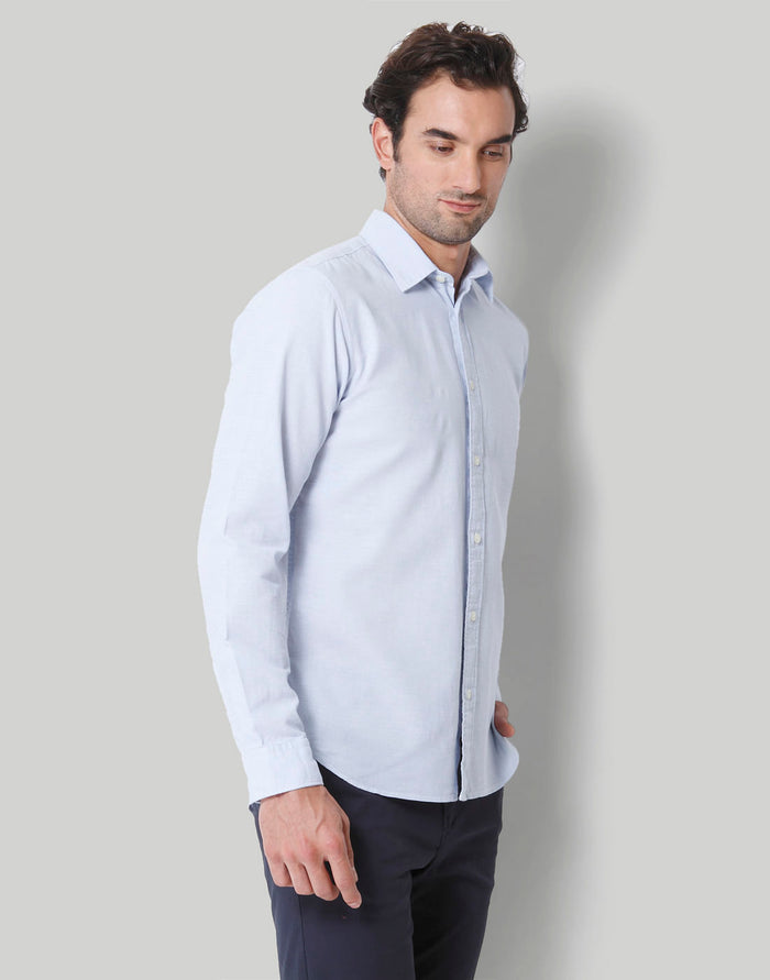 Blue Full Sleeves Shirt