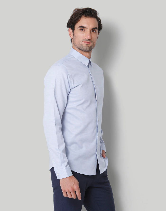Blue Full Sleeves Shirt