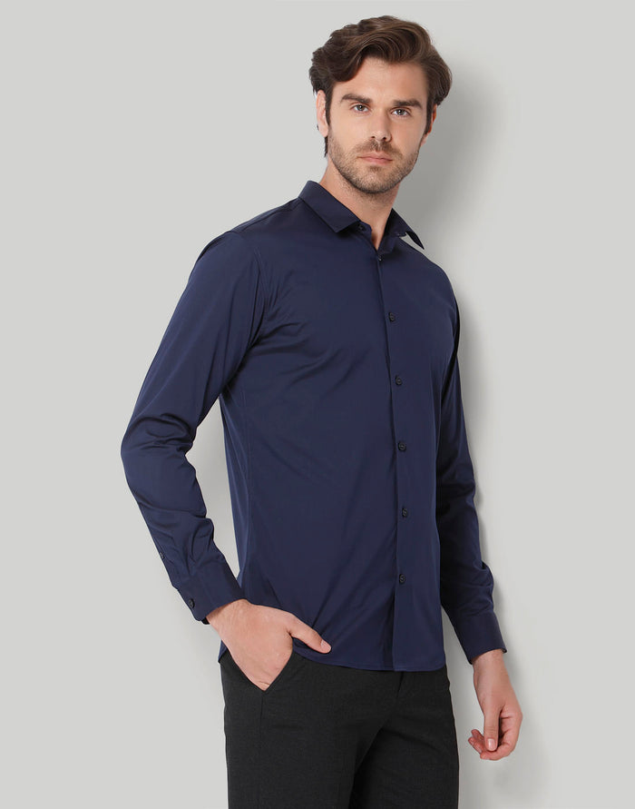 Blue Full Sleeves Shirt