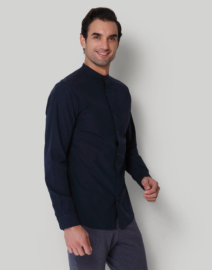Blue Full Sleeves Shirt