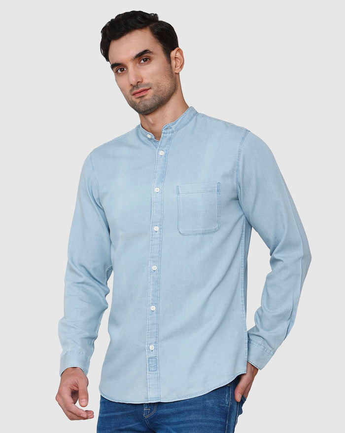 Blue Full Sleeves Shirt