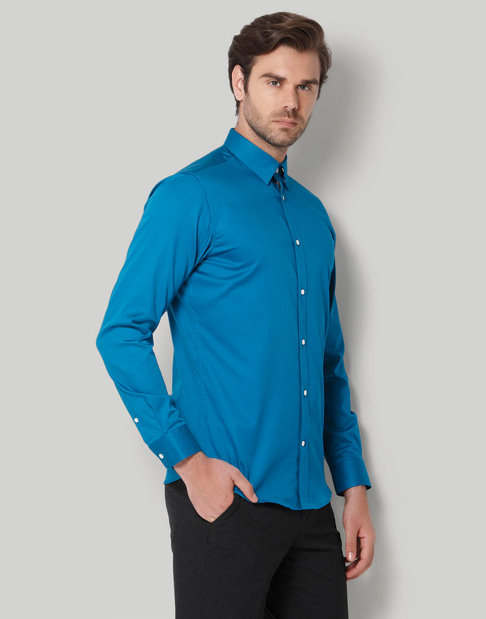Blue Full Sleeves Shirt